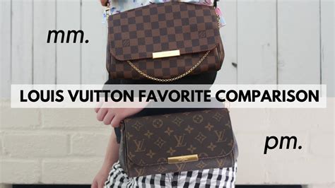 louis vuitton twice vs favourite mm|Louis Vuitton favorite pm size.